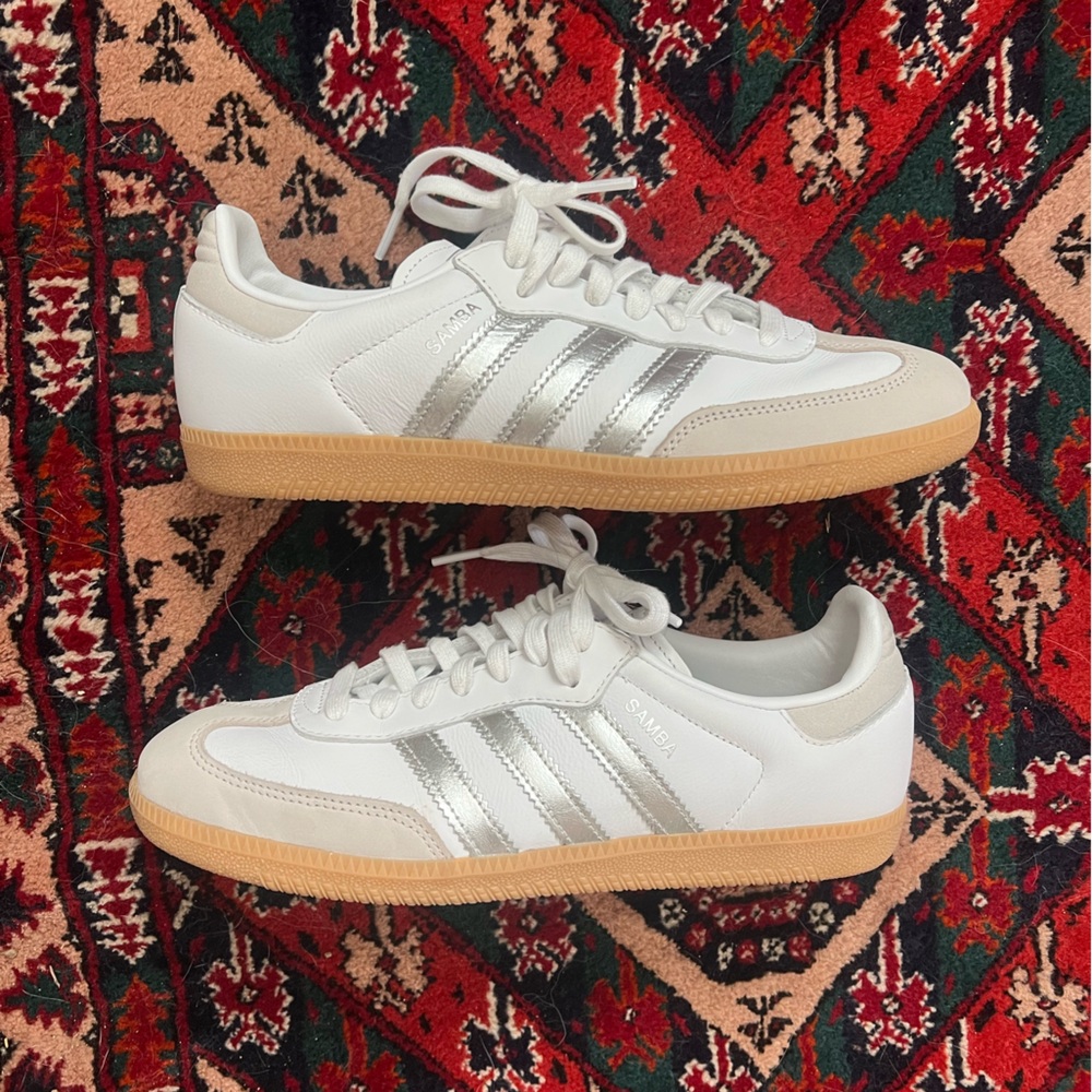Adidas Originals Samba OG - White and Silver